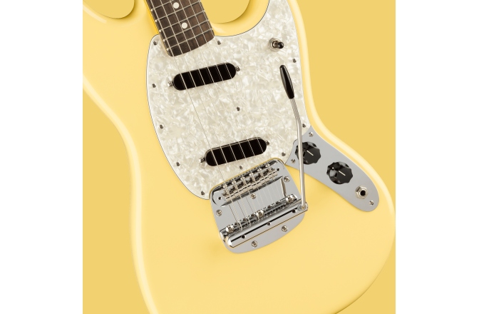 Chitară Electrică Fender American Performer Mustang RW Vintage White