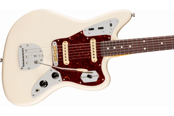 Fender American Professional Jaguar Rosewood Fingerboard Olympic White — 4