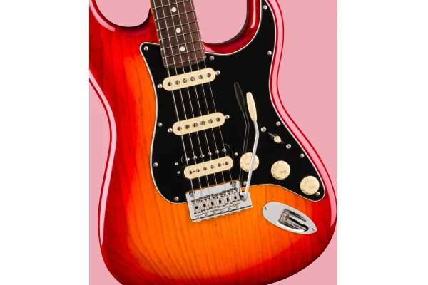 Fender American Professional Stratocaster HSS Rosewood Fingerboard Aged Cherry Burst — 3