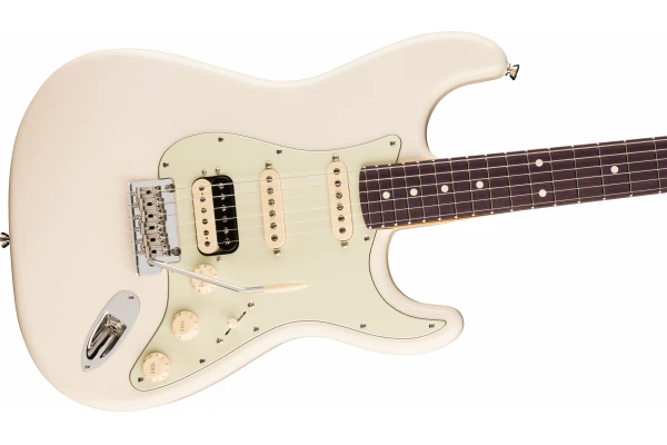 Fender American Professional Stratocaster HSS Rosewood Fingerboard Olympic White — 4