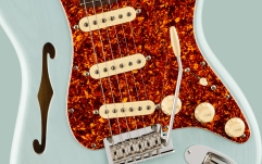 Chitară Electrică Fender Limited Ed. American Pro II Strat Thinline RW TL TRNS Daphne Blue