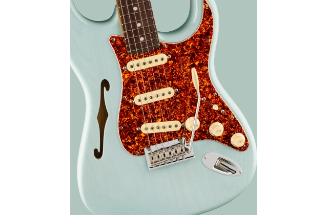 Chitară Electrică Fender Limited Ed. American Pro II Strat Thinline RW TL TRNS Daphne Blue