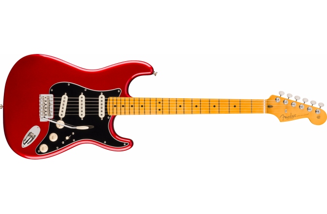 Elektromos gitár Fender Limited Edition American Professional Classic Stratocaster featuring the Fender Silent System™ Maple Fingerboard Candy Apple Red