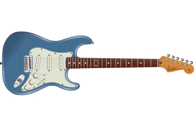 Chitară electrică Fender Limited Edition Vintera II Road Worn Stratocaster Lake Placid Blue