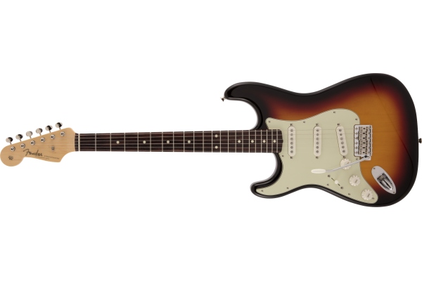 Made in Japan Traditional 60s Stratocaster Left-Handed Rosewood Fingerboard 3-Color Sunburst