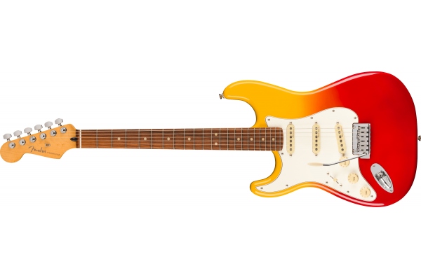 Player Plus Stratocaster® Left-Hand, Pau Ferro Fingerboard, Tequila Sunrise
