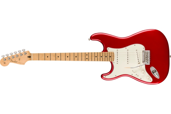 Player Stratocaster Left-Handed Maple Fingerboard Candy Apple Red