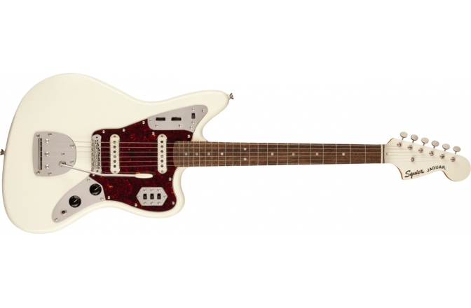 Chitară electrică Fender Squier Classic Vibe '60s Jaguar LRL TSPG MH Olympic White
