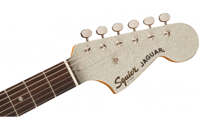 Chitară electrică Fender Squier Classic Vibe '60s Jaguar LRL TSPG MH Silver Sparkle