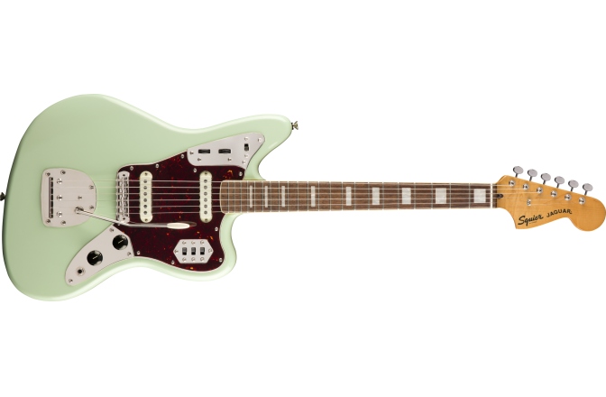Chitară Electrică Fender Squier Classic Vibe '70s Jaguar Laurel Fingerboard Surf Green
