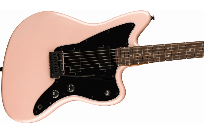 Chitară Electrică Fender Squier Contemporary Active Jazzmaster HH Laurel Fingerboard Black Pickguard Shell Pink Pearl