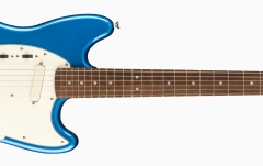 Chitară Electrică Fender Squier FSR Classic Vibe '60s Competition Mustang Laurel Fingerboard Parchment Pickguard Lake Placid Blue with Olympic White Stripes
