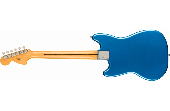 Chitară Electrică Fender Squier FSR Classic Vibe '60s Competition Mustang Laurel Fingerboard Parchment Pickguard Lake Placid Blue with Olympic White Stripes