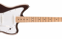 Chitară Electrică Fender Squier  Jaguar MF White Pickguard Mystic Metallic Brown