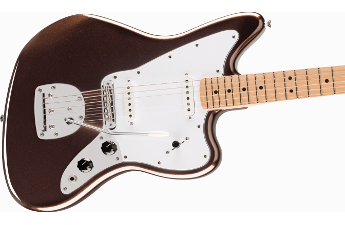 Chitară Electrică Fender Squier  Jaguar MF White Pickguard Mystic Metallic Brown