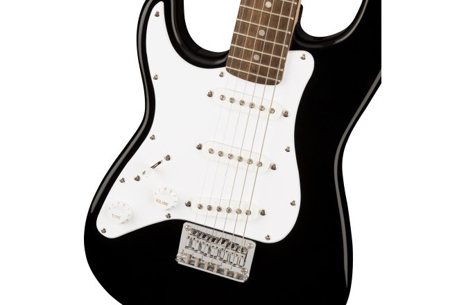 Chitară Electrică Fender Squier Mini Stratocaster Left-Handed Laurel Fingerboard Black