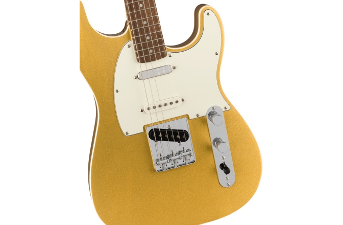 Chitară Electrică Fender Squier Paranormal Custom Nashville Stratocaster Laurel Fingerboard Parchment Pickguard Aztec Gold