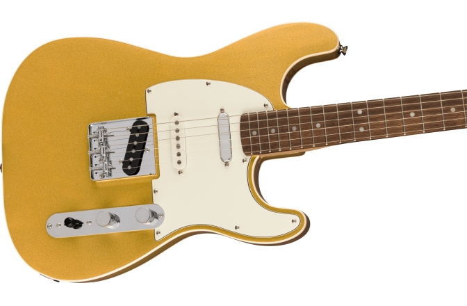 Chitară Electrică Fender Squier Paranormal Custom Nashville Stratocaster Laurel Fingerboard Parchment Pickguard Aztec Gold