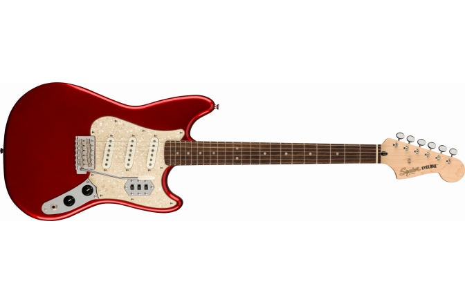 Chitară Electrică Fender Squier Paranormal Cyclone Laurel Fingerboard Pearloid Pickguard Candy Apple Red