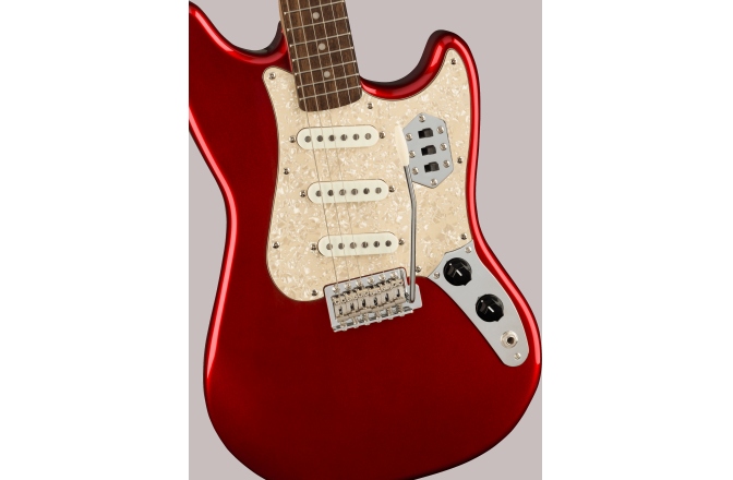 Chitară Electrică Fender Squier Paranormal Cyclone Laurel Fingerboard Pearloid Pickguard Candy Apple Red