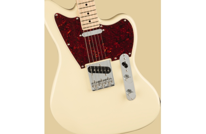 Chitară Electrică Fender Squier Paranormal Offset Telecaster Maple Fingerboard Tortoiseshell Pickguard Olympic White