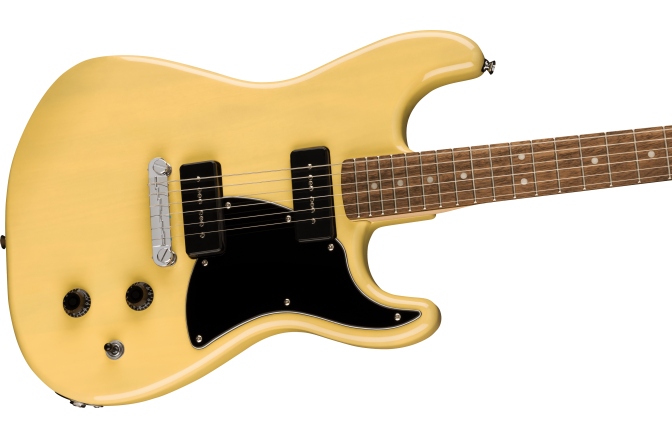 Chitară Electrică Fender Squier Paranormal Strat-O-Sonic Laurel Fingerboard Black Pickguard Vintage Blonde