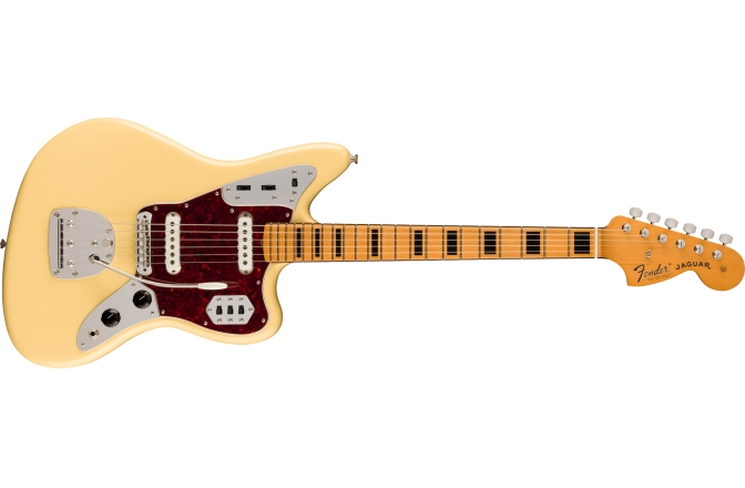 Chitară Electrică Fender Vintera II '70s Jaguar Maple Fingerboard Vintage White