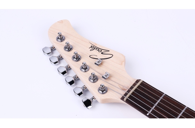 Chitară electrică Gould ST Style Metallic Inca Silver