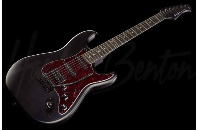 Chitară electrică Harley Benton ST-20HSS Satin Black