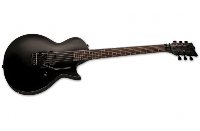 Chitară electrică LP 6 corzi LTD EC-FR Black Metal BLKS