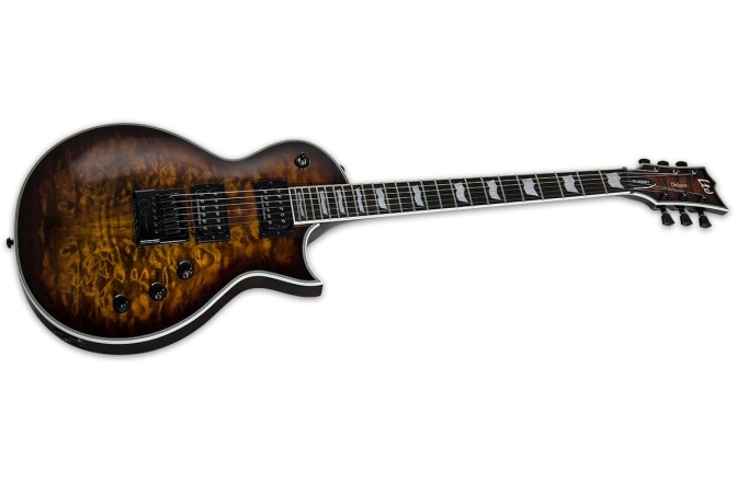 Chitară electrică LP  LTD EC-1000 EVERTUNE DBSB DARK BROWN SUNBURST