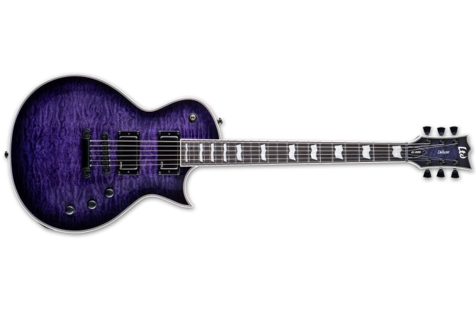 Chitară electrică LP  LTD EC-1000 QM STPSB SEE THRU PURPLE SB