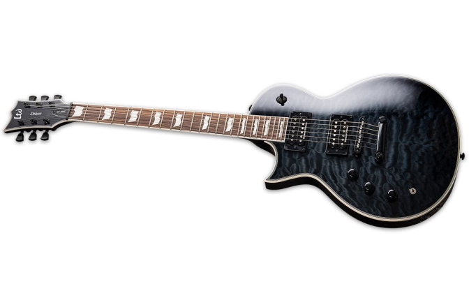 Chitară electrică LP stangaci LTD EC-1000 PIEZO STBLK LH SEE THRU BLACK