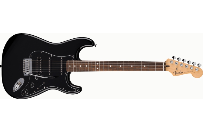 Chitara electrica model stratocaster Fender Standard Strat HSS LF Black Pickguard Black