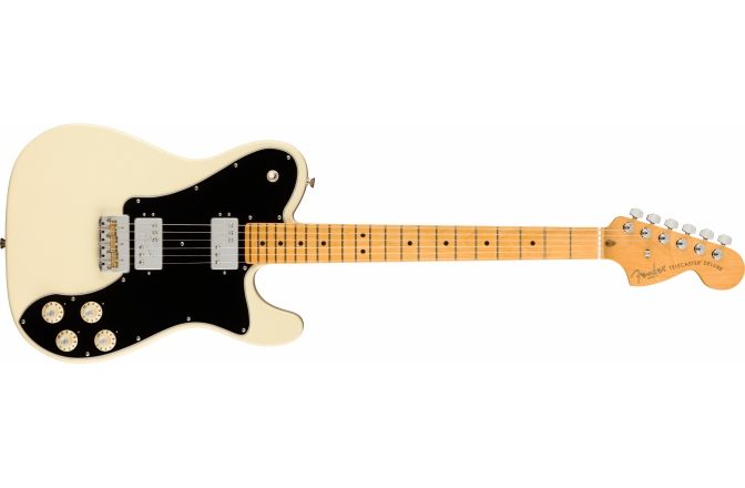 Chitară electrică model T Fender American Professional II Telecaster Deluxe Olympic White
