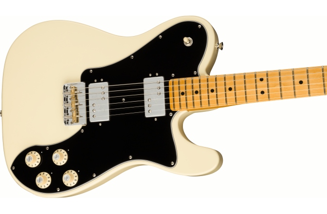 Chitară electrică model T Fender American Professional II Telecaster Deluxe Olympic White