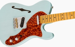 Chitară electrică model T Fender American Professional II Telecaster Thinline Daphne Blue