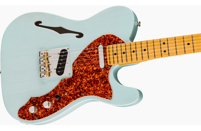 Chitară electrică model T Fender American Professional II Telecaster Thinline Daphne Blue