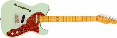 Fender Chitară electrică model T American Professional II Telecaster Thinline Surf Green