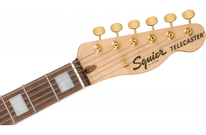 Chitară electrică model T Fender Squier 40th Anniversary Telecaster Gold Edition Sherwood Green Metallic