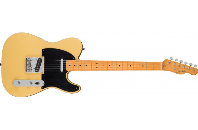 Chitară electrică model T Fender Squier 40th Anniversary Telecaster Vintage Edition Satin Vintage Blonde