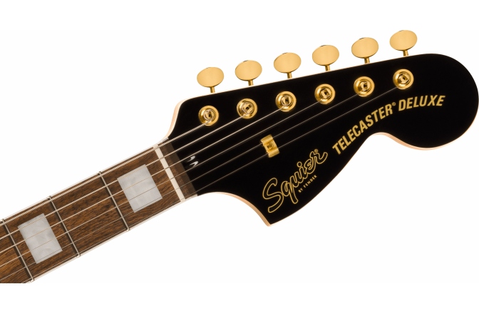Chitară electrică model T Fender Squier Limited Edition Paranormal Troublemaker Telecaster Deluxe - Gold Black