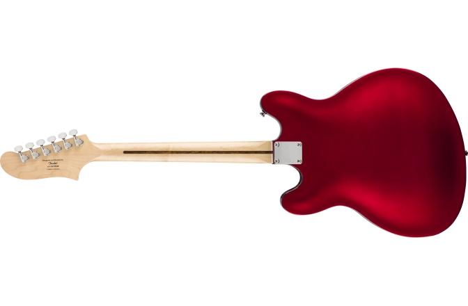 Chitară Electrică Semi-Acustică Hollow Fender Squier Affinity Series Starcaster Maple Fingerboard Candy Apple Red