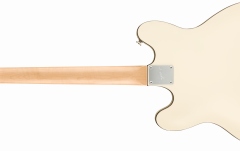Chitară Electrică Semi-Hollow Fender Squier Affinity Series Starcaster Deluxe LF Olympic White