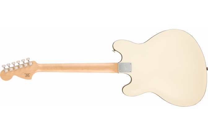 Chitară Electrică Semi-Hollow Fender Squier Affinity Series Starcaster Deluxe LF Olympic White