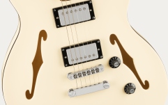 Chitară Electrică Semi-Hollow Fender Squier Affinity Series Starcaster Deluxe LF Olympic White