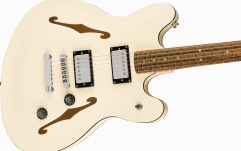 Chitară Electrică Semi-Hollow Fender Squier Affinity Series Starcaster Deluxe LF Olympic White