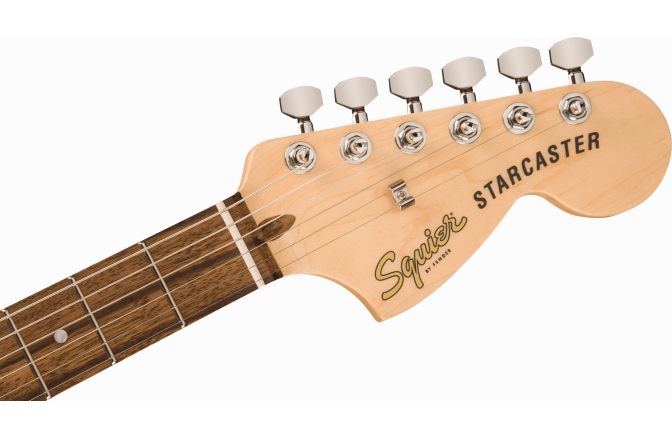 Chitară Electrică Semi-Hollow Fender Squier Affinity Series Starcaster Deluxe LF Olympic White