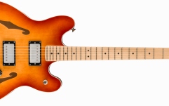 Chitară Electrică Semi-Hollow Fender Squier Affinity Series Starcaster Deluxe MF Sienna Sunburst