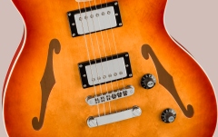 Chitară Electrică Semi-Hollow Fender Squier Affinity Series Starcaster Deluxe MF Sienna Sunburst